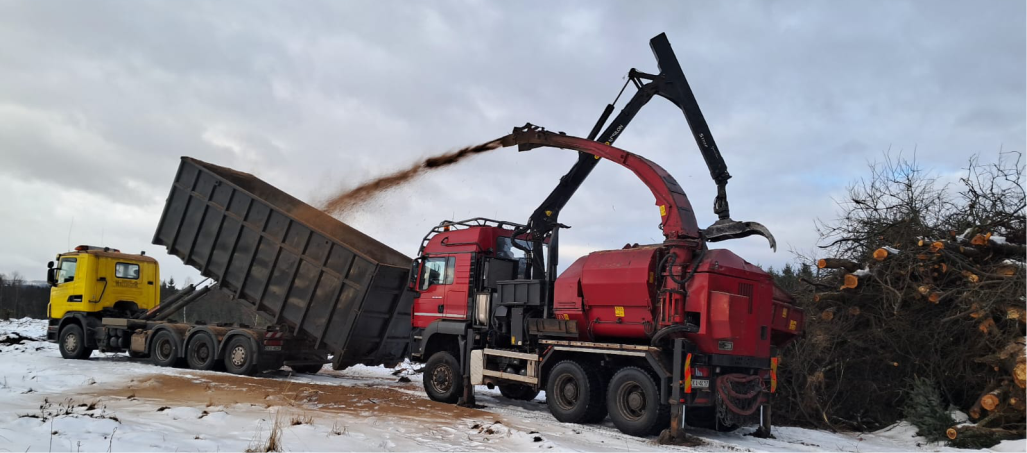 Zrębkowanie pozostałości leśnych | ALFA Stochmal